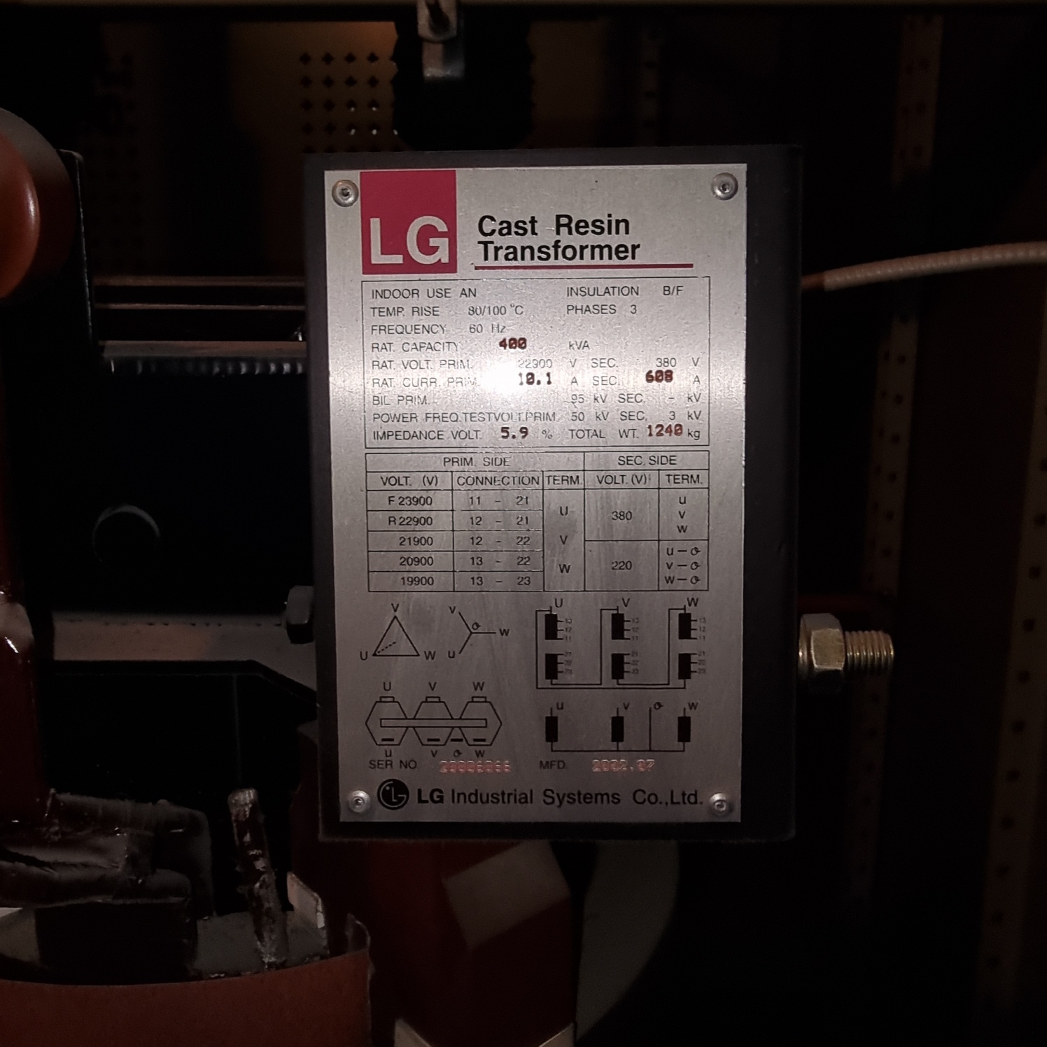 변압기 사진 예시 2